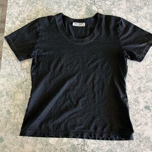 Black Fitted Short Sleeve T-Shirt